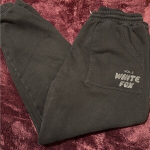 White Fox Black Onyx Sweat Pants